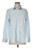 Unbranded Color Block Blue Long Sleeve Button-Down Shirt Size M - photo 1
