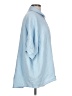 Unbranded 100% Cotton Blue 3/4 Sleeve Button-Down Shirt Size L - photo 4