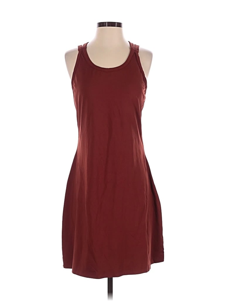 Pre-owned Title Nine Casual Dress In Burgundy