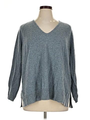 Poetry Cashmere Pullover Sweater (view 1)