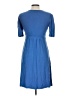 Splendid Solid Blue Casual Dress Size L - photo 2