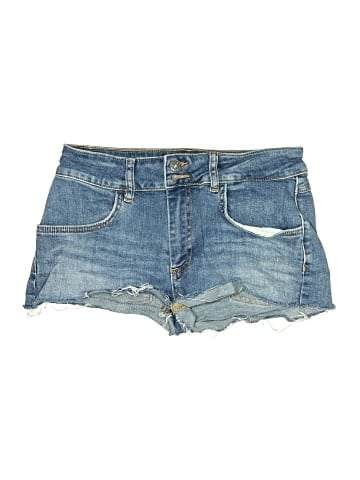 Subdued Denim Shorts (view 1)