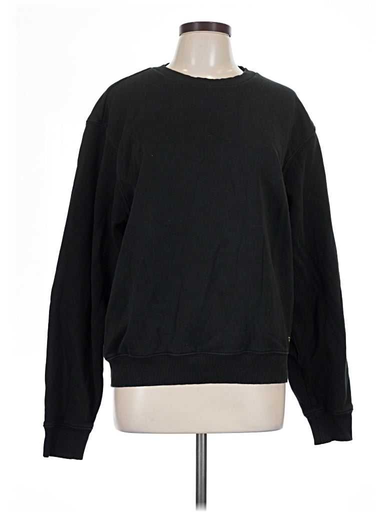 Pre-owned Rvca Long Sleeve T-shirt In Black