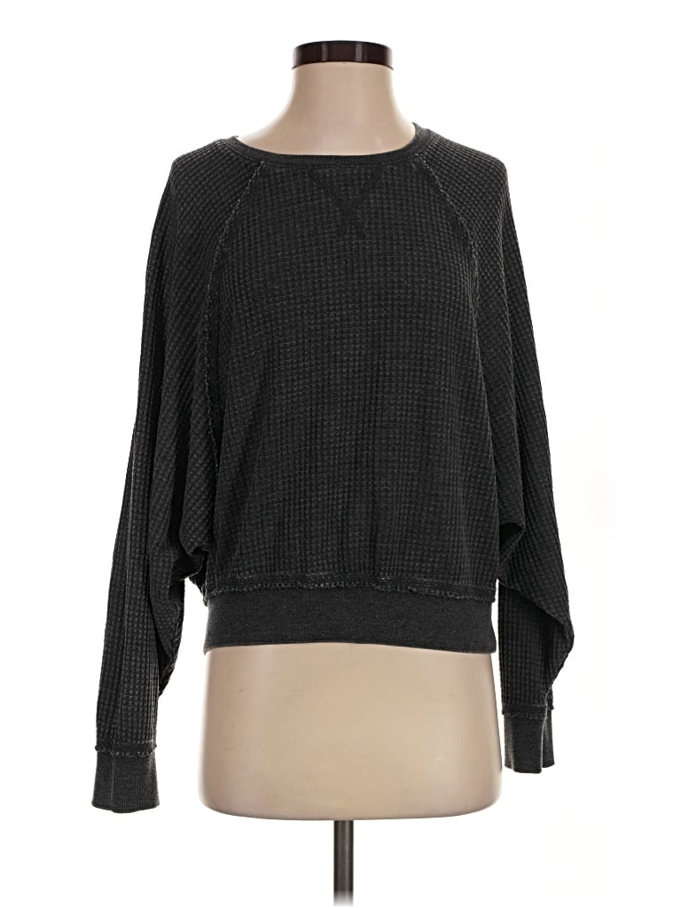 Pre-owned Z Supply Pullover Sweater In Black
