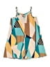 Shein Graphic Teal Dress Size 7 - photo 2