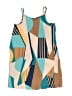 Shein Graphic Teal Dress Size 7 - photo 1