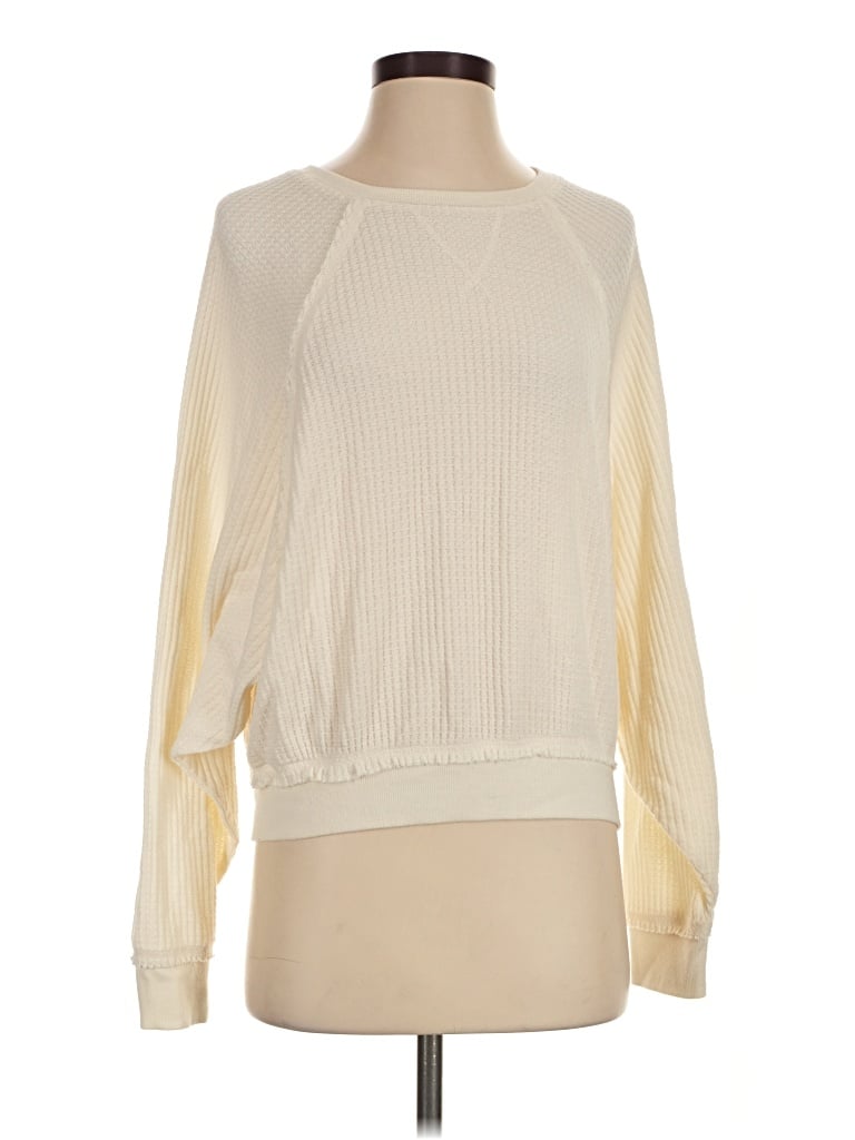Pre-owned Z Supply Pullover Sweater In Ivory