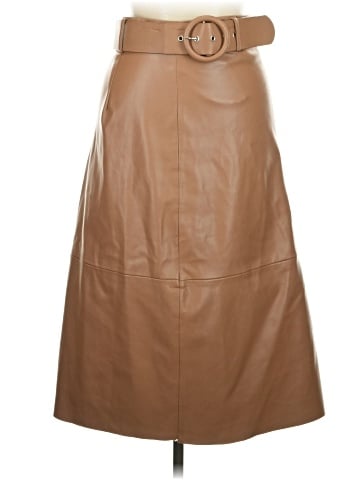 Paper Crane Faux Leather Skirt (view 1)