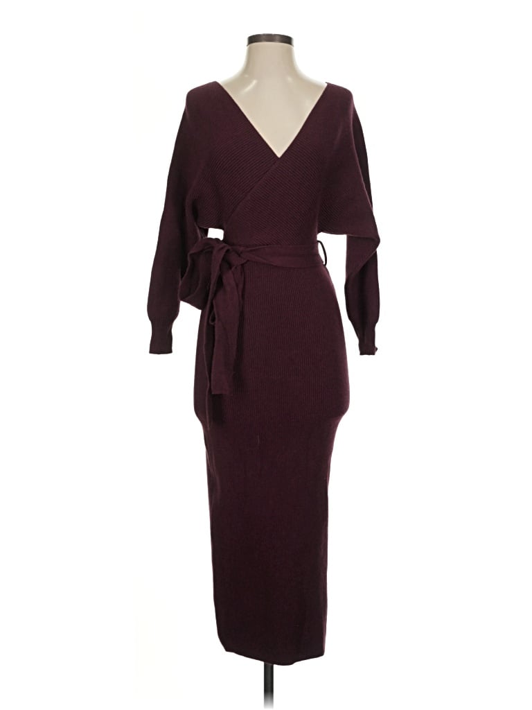 Pre-owned Vici Cocktail Dress In Burgundy