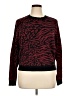 Bar III Animal Print Red Pullover Sweater Size XL - photo 1