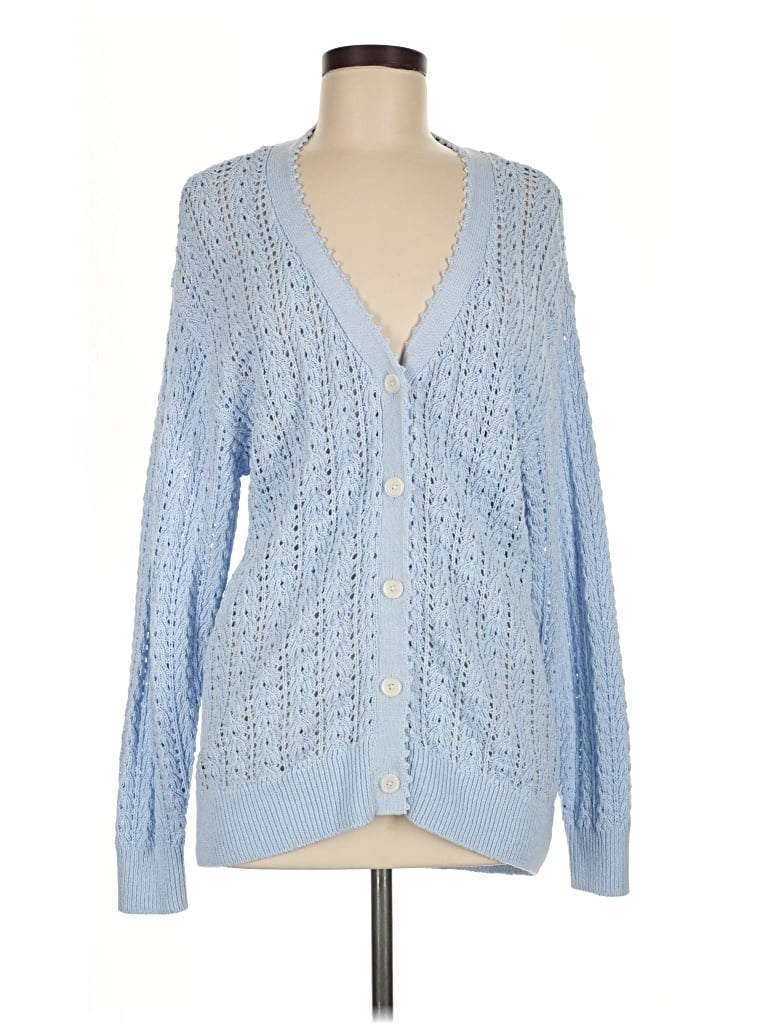 Pre-owned Wilfred Cardigan Sweater In Blue