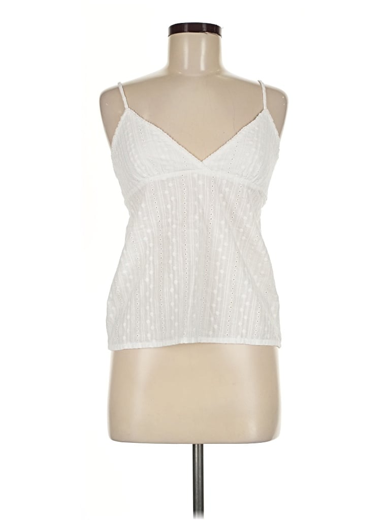 Pre-owned Brandy Melville Tank Top Ivory Halter Neckline Tops