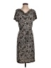 George Animal Print Black Casual Dress Size S - photo 1