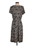 George Animal Print Black Casual Dress Size S - photo 2