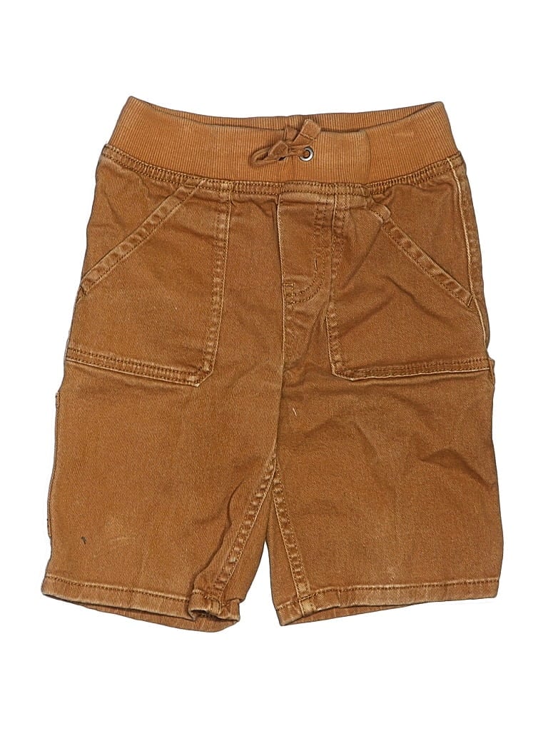 Pre-owned Hanna Andersson Kids' Cargo Shorts In Brown