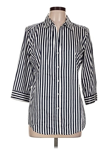 Allison Daley 3/4 Sleeve Button-Down Shirt (view 1)