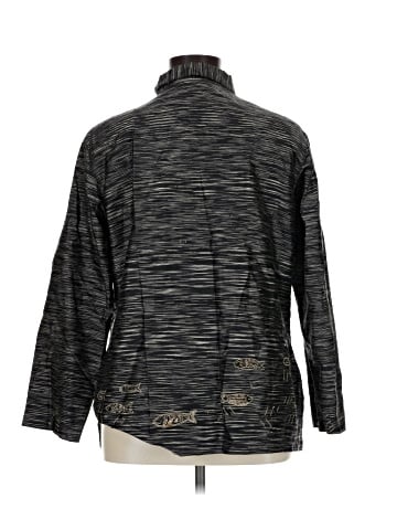 Chico's Design Long Sleeve Silk Top (view 2)