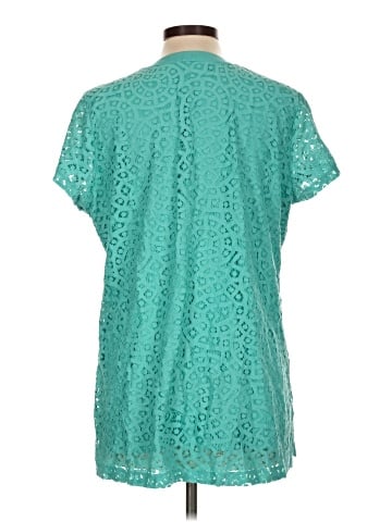 Isaac Mizrahi LIVE! Short Sleeve Blouse (view 2)