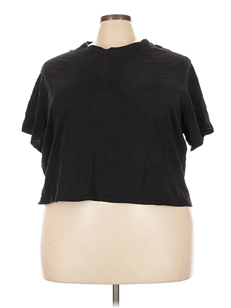 Pre-owned The Drop Short Sleeve Turtleneck In Black