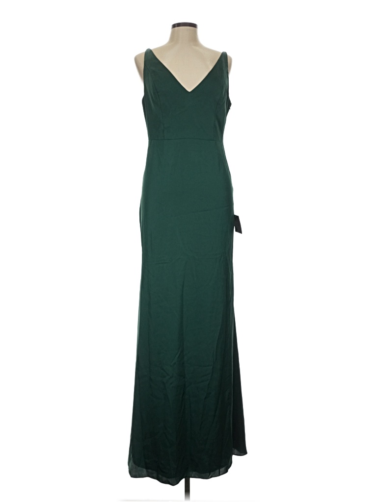 Pre-owned Lulus Casual Dress In Green