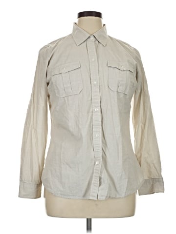 Bitten by Sarah Jessica Parker Long Sleeve Button-Down Shirt (view 1)
