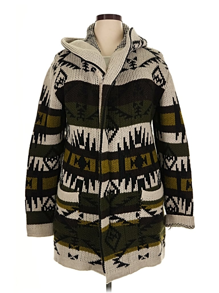Pre-owned Assorted Brands Poncho In Green