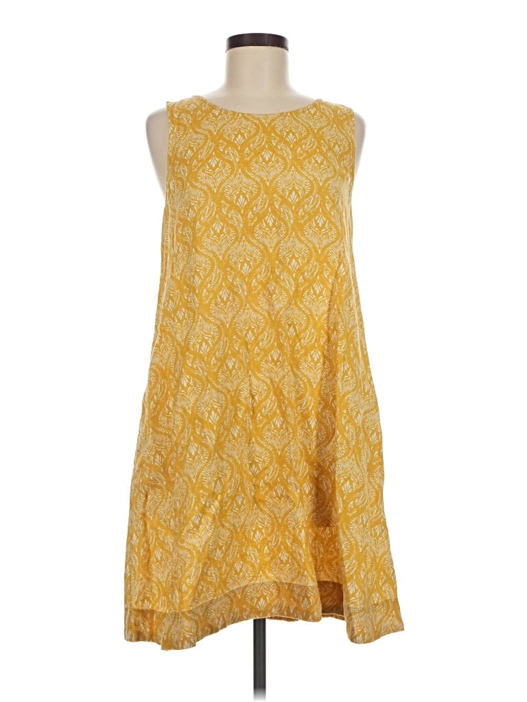 Pre-owned Sigrid Olsen Casual Dress In Yellow