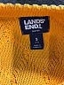 Lands' End 100% Cotton Chevron-herringbone Yellow Pullover Sweater Size S (kids) - photo 3