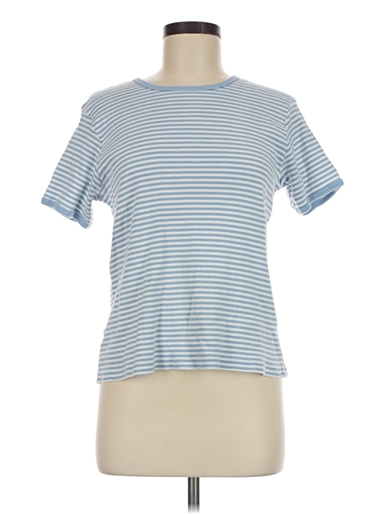 Pre-owned L.l.bean Short Sleeve T-shirt In Blue