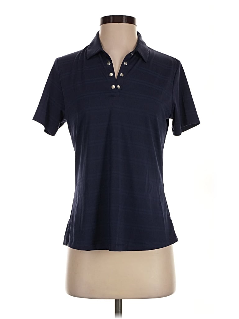 Pre-owned Callaway Short Sleeve Polo Shirt In Blue