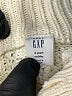 Baby Gap 100% Cotton Ivory Pullover Sweater Size 4T - photo 3