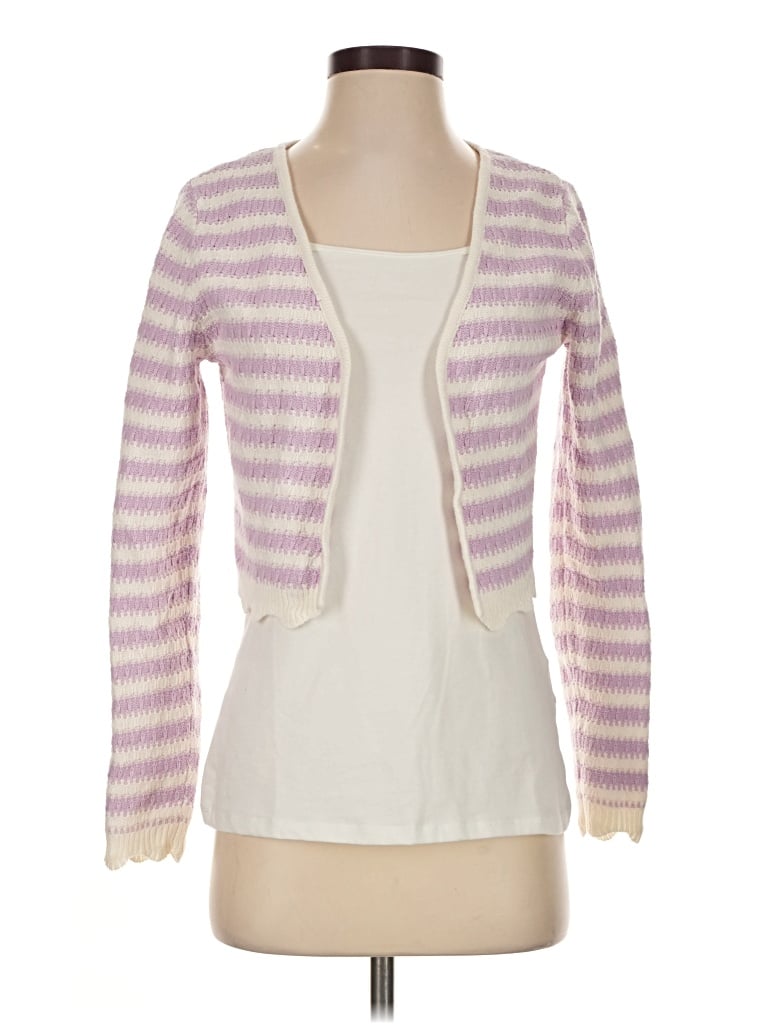 Pre-owned Willow & Wind Cardigan Sweater In Pink