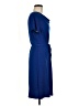 George Solid Blue Casual Dress Size M - photo 4