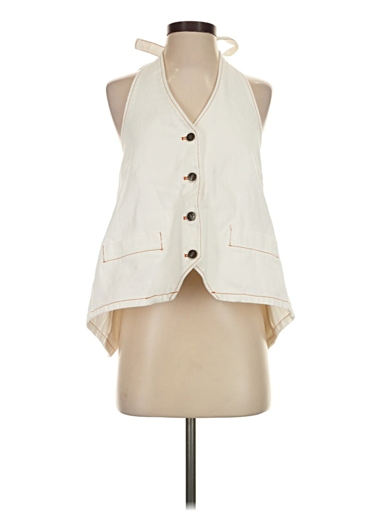 Pre-owned Lioness Vest In Ivory