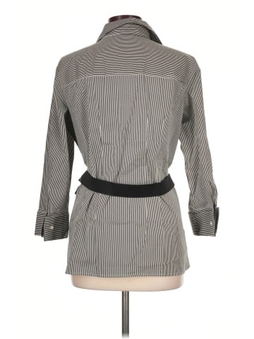 Signature by Larry Levine 3/4 Sleeve Button-Down Shirt (view 2)