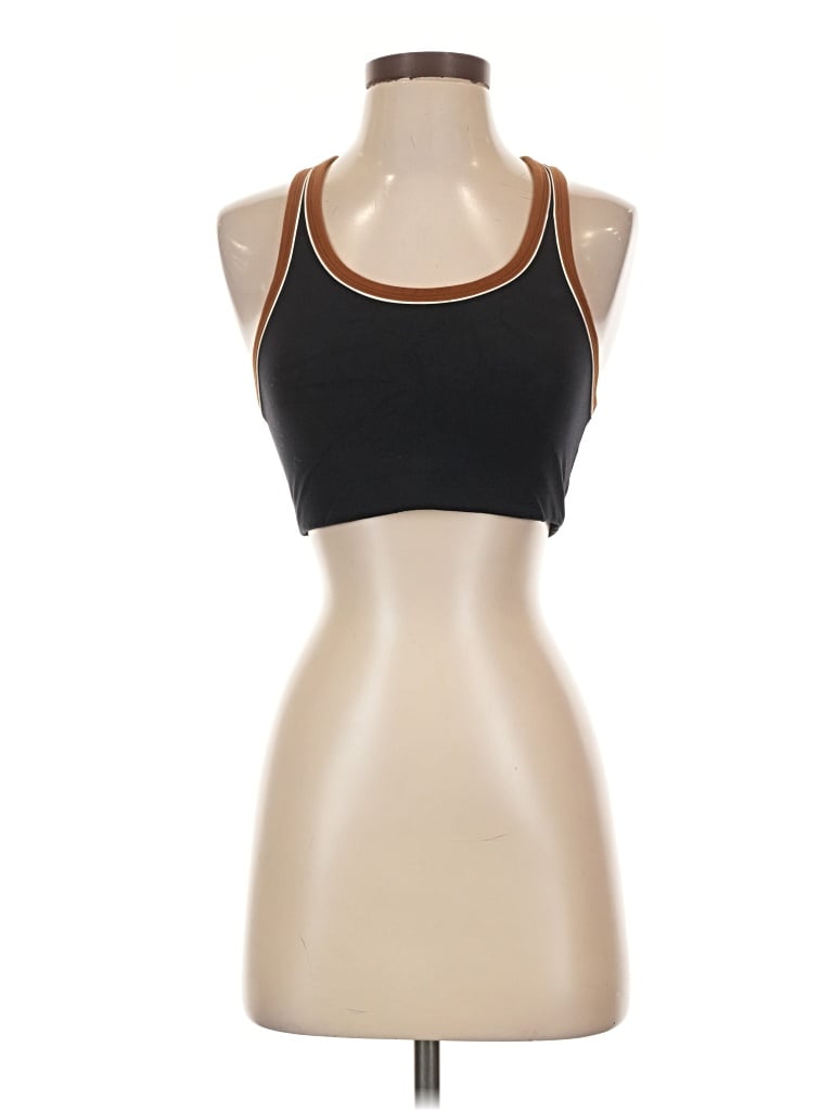 Pre-owned Splits 59 Tank Top Black Halter Neckline Tops