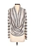 Dots Silver Pullover Sweater Size S - photo 1