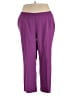 Allison Daley Solid Purple Active Pants Size 22 - photo 1
