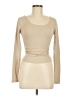 Basic House Tan Long Sleeve Top Size M - photo 1