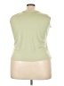 DressBarn 100% Polyester Green Sleeveless Top Size 3X - photo 2