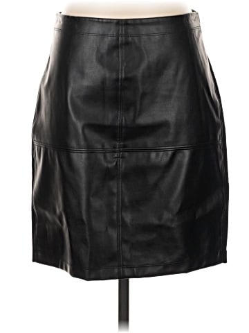 Saks Fifth Avenue Faux Leather Skirt (view 1)