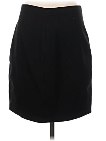 Saks Fifth Avenue Faux Leather Skirt (view 2)