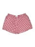 Anrabess Checkered-gingham Red Shorts Size XL - photo 1