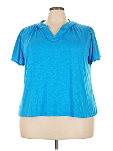 Cable & Gauge Short Sleeve Top (view 1)