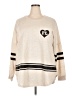 rue21 Hearts Tan Pullover Sweater Size 2X - photo 1