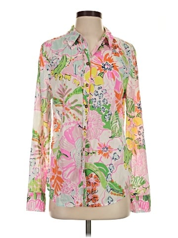 Lilly Pulitzer For Target Long Sleeve Blouse (view 1)