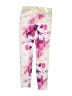 Justice Floral Ivory Active Pants Size 7 - 8 - photo 2