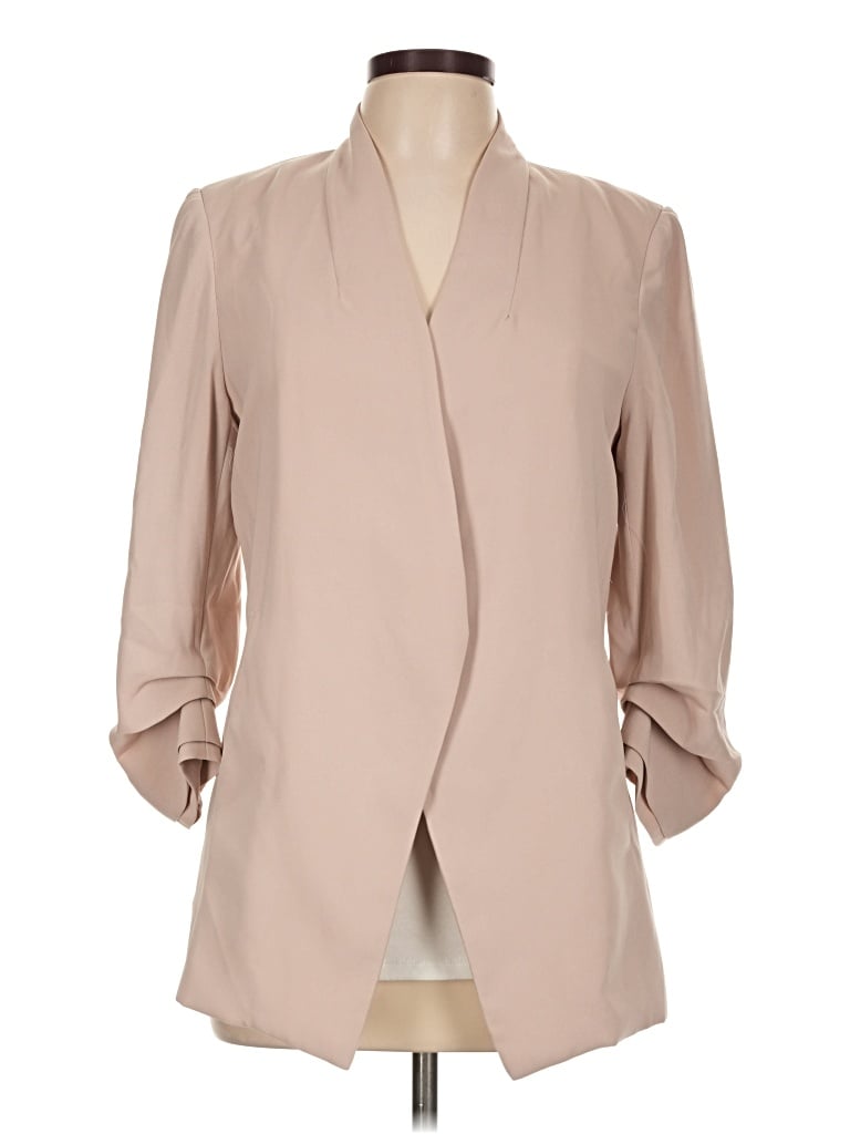 Pre-owned Mod Ref 3/4 Sleeve Blouse In Tan
