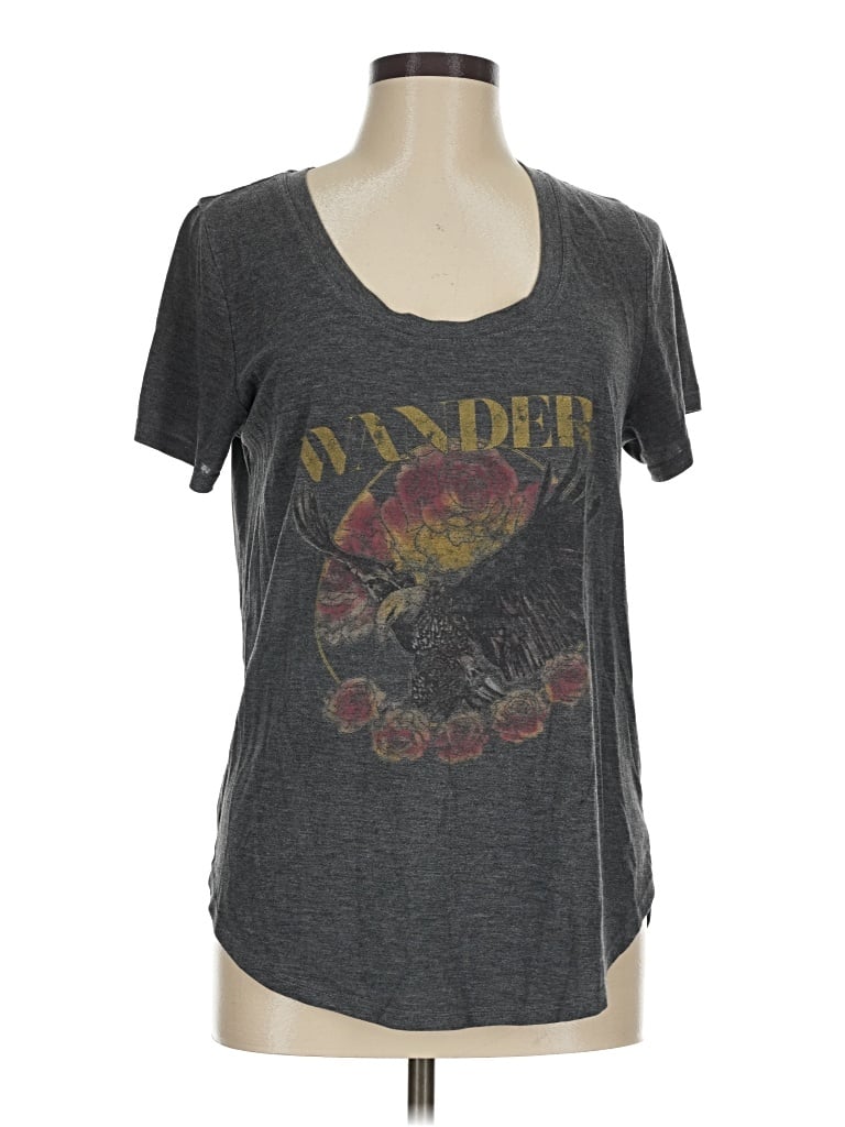 Pre-owned Fifth Sun Short Sleeve T-shirt In Gray