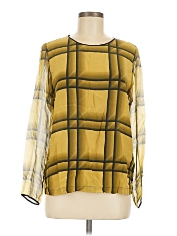 Robert Rodriguez Long Sleeve Silk Top (view 1)